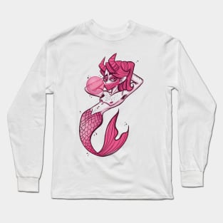 He Capricorn pink Long Sleeve T-Shirt